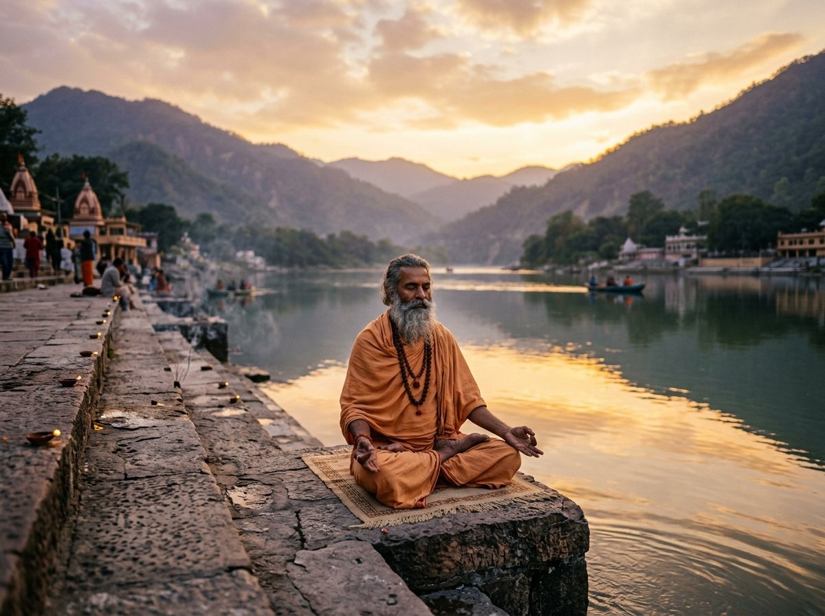 Yoga Beside the Ganga River